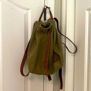 Madewell canvas backpack!